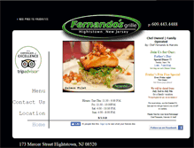 Tablet Screenshot of fernandosgrille.com